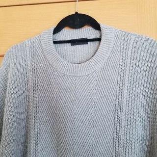 シップス(SHIPS)の☆シップス SHIPS カシミヤ混 長袖セーター/XL/グレー☆(ニット/セーター)