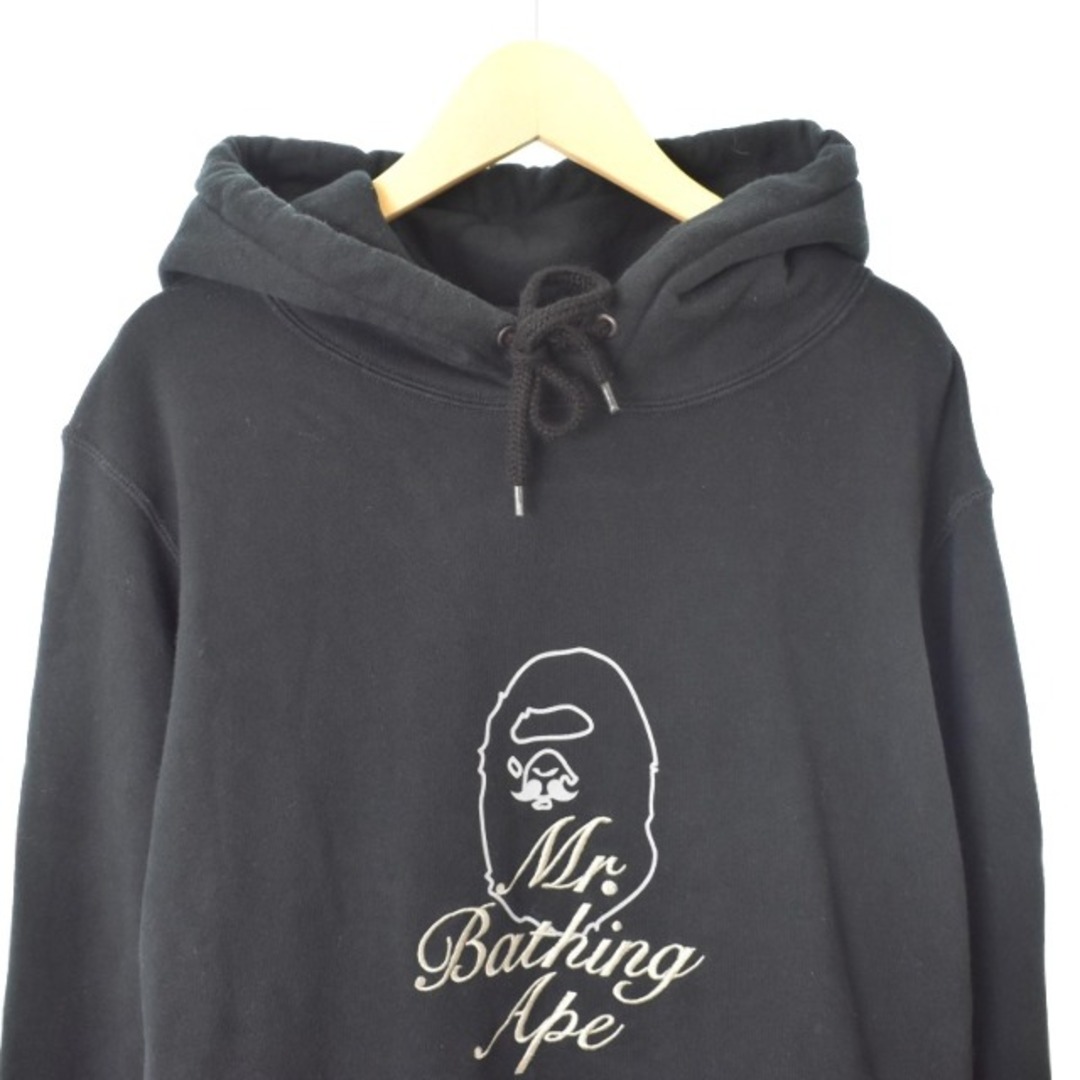 A BATHING APE - A BATHING APE Mr.BATHING APE 猿ロゴ パーカー L の