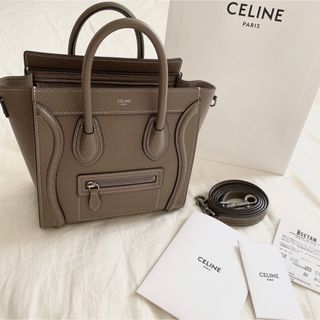 celine - 【全額返金保証・送料無料】セリーヌのトートバッグ・正規品