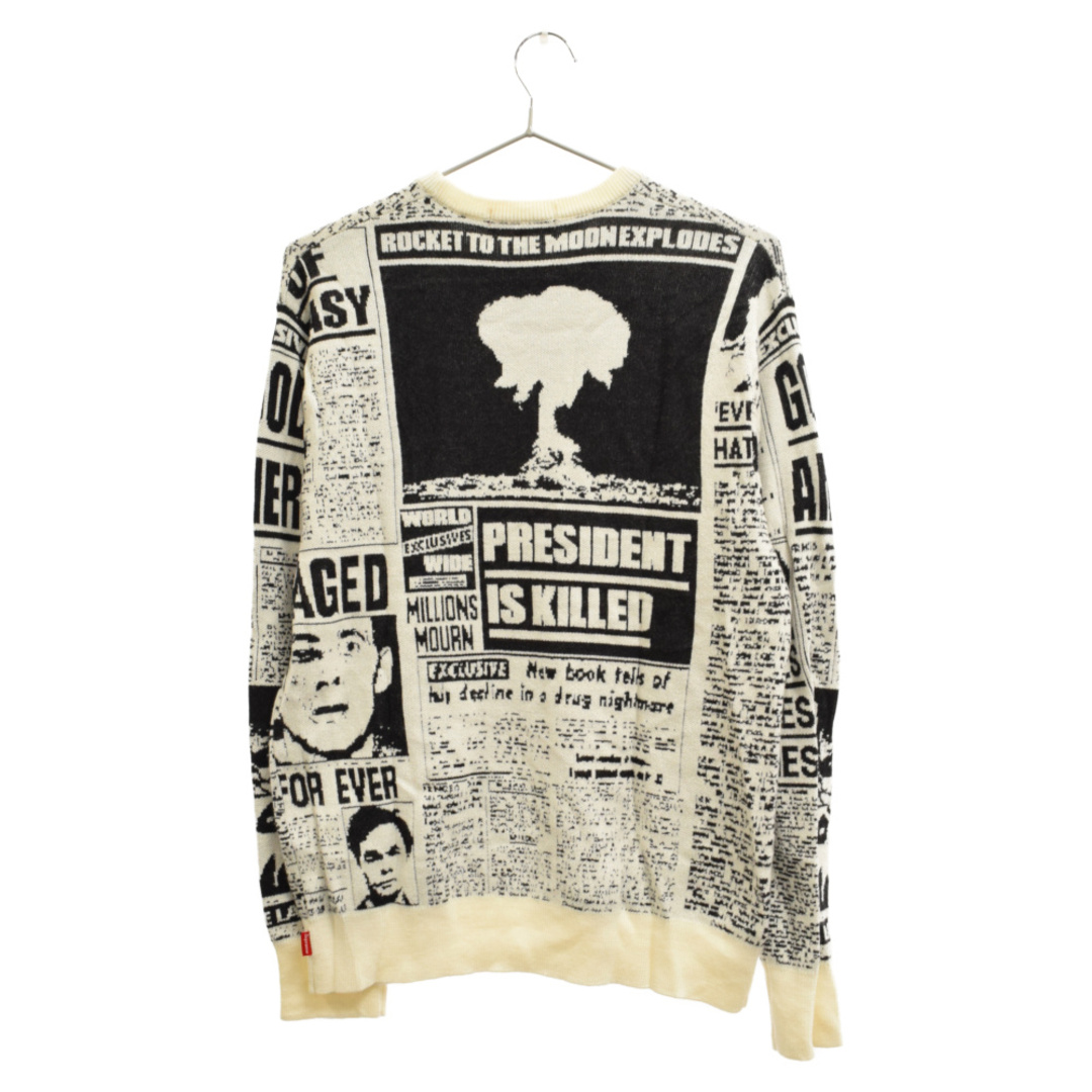 Supreme Newsprint Sweater ニュースプリントセーター-