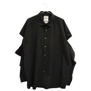 シャリーフ(SHAREEF)のSHAREEF シャリーフ SEPARATE SLEEVE SHIRTS セパレート 長袖シャツ ブラック 23313021(シャツ)