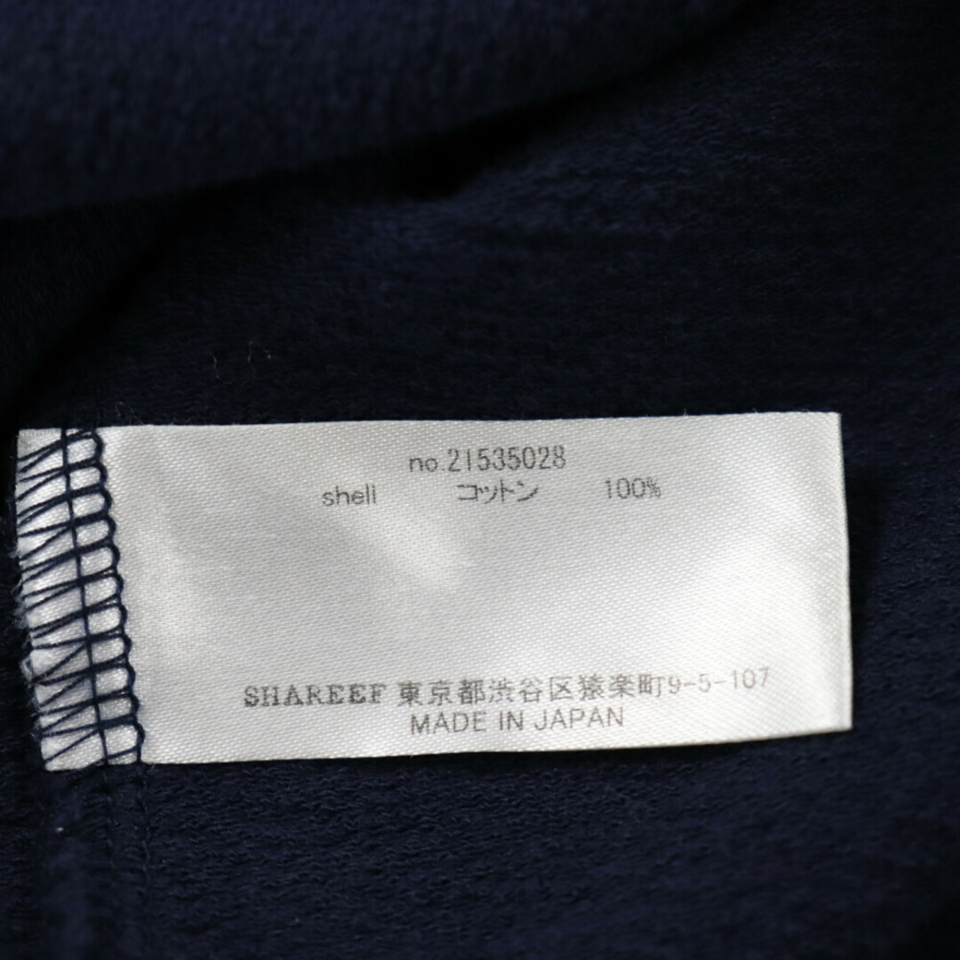 SHAREEF - SHAREEF シャリーフ SCABROUS TEX FRONT DOT P/O コットン