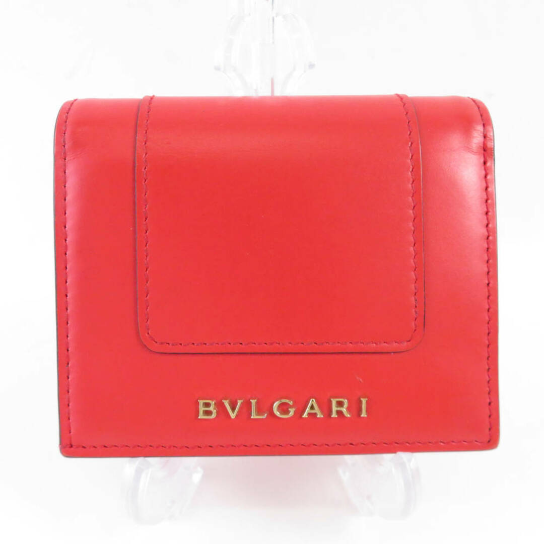 美品 BVLGARI ブルガリ セルペンティ フォーエバー 三つ折り財布 コンパクトウォレット サイフ レディース AM4910W1