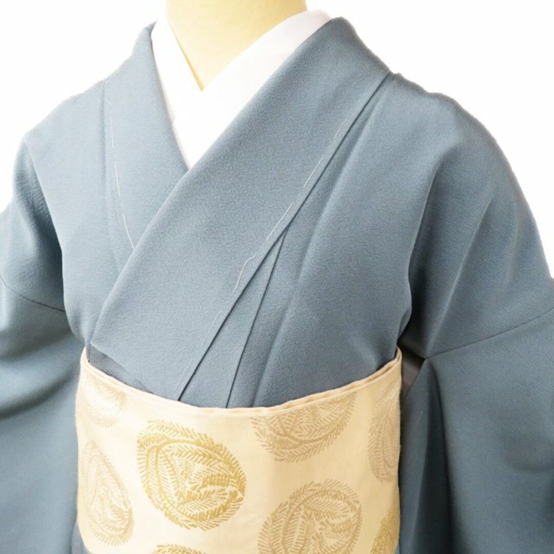 未使用 正絹 袷 色無地 着物 深緑 (新古品】 すごい値! 色無地 未使用 正絹 袷 色無地 着物 深緑 (新古品】 すごい値! 色無地