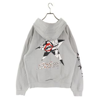 クロムハーツ(Chrome Hearts)のCHROME HEARTS クロムハーツ ×Matty Boy18SS PPO SUGGEST SPACE GRY HD PLVR バックプリント プルオーバーパーカー グレー(パーカー)