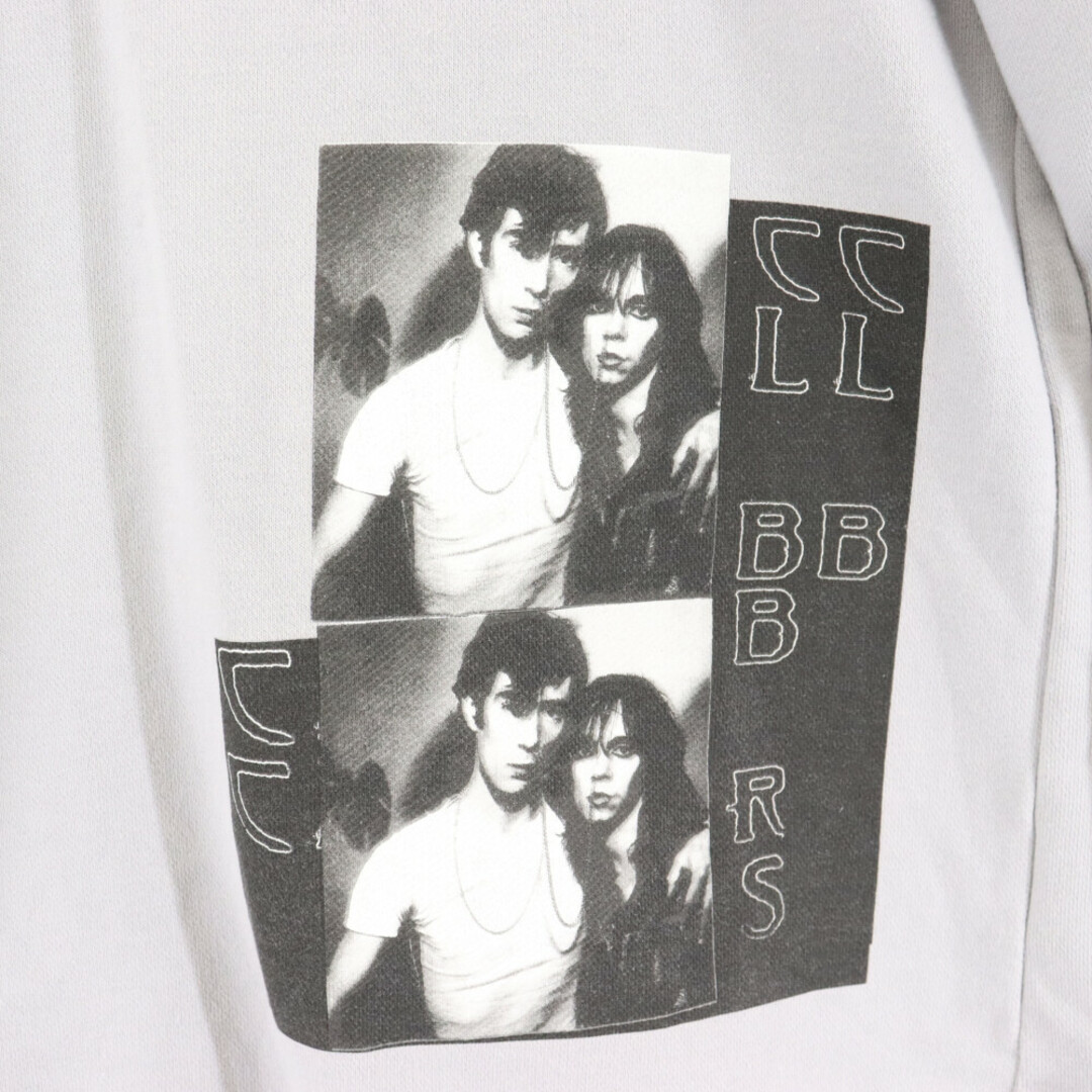 RAF SIMONS ラフシモンズ 19SS Couple フォトプリントスウェットトレーナー グレー