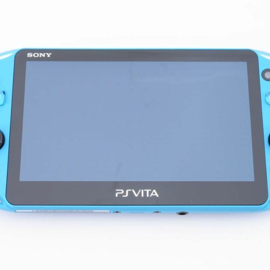 G0045】美品 PSVITA アクア・ブルー PCH-2000 ZA23-