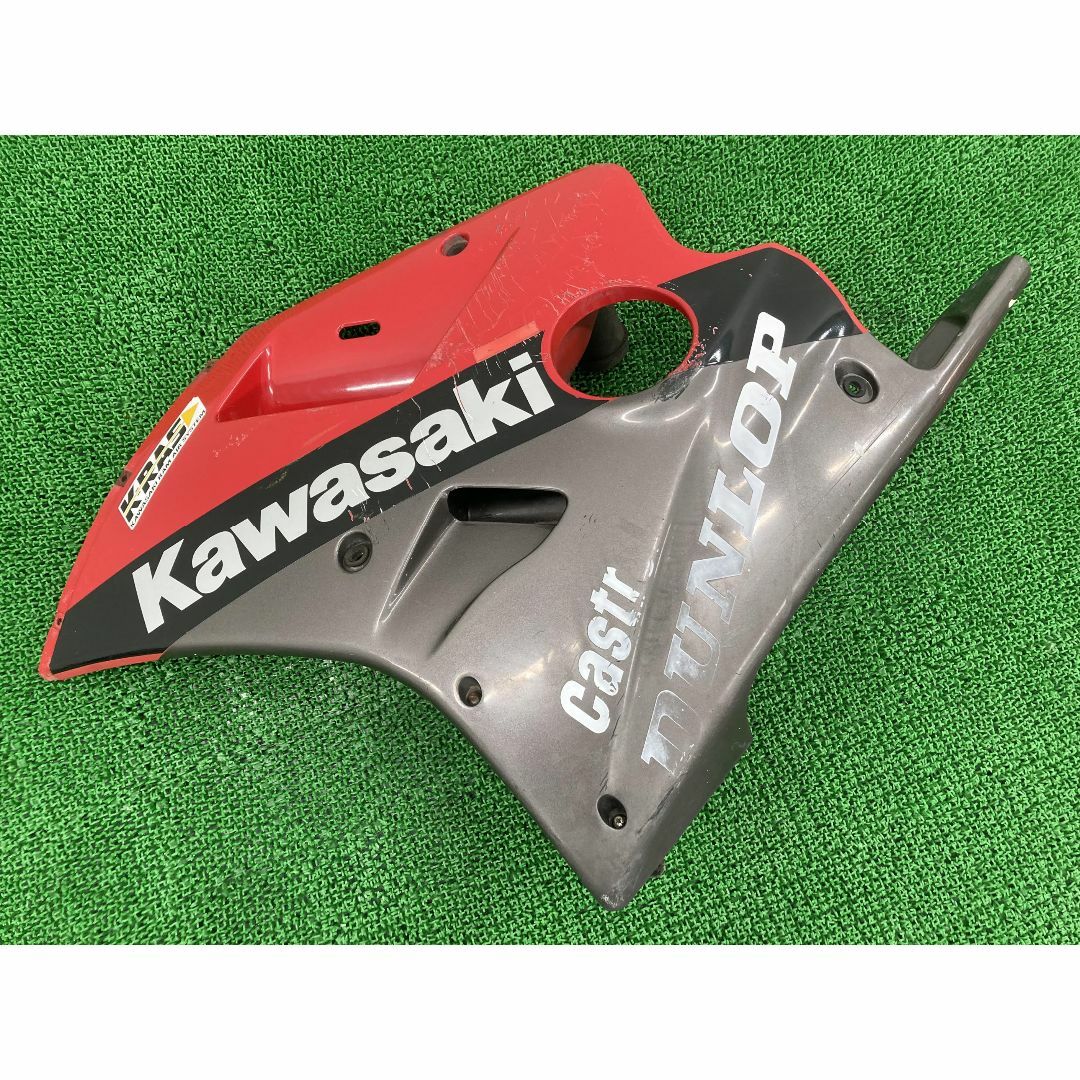 ZXR250 サイドカウル 左 赤/ガンM 14073-1388 ZX250A-006*** カワサキ 純正  バイク 部品 ZX250A サイドアンダーカウル 修復素材やペイント素材に 品薄 希少品 車検 Genuine:22215506