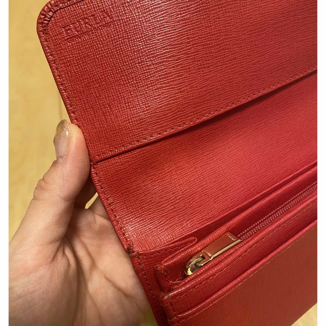 Furla(フルラ)のFURLA 長財布 レッド レディースのファッション小物(財布)の商品写真
