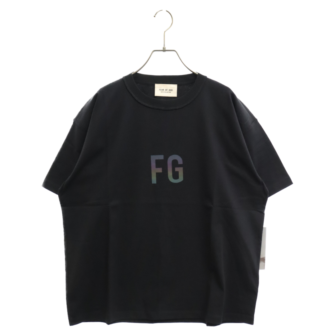 未使用★フィアーオブゴッド 6th FG リフレクターロゴプリントTシャツ