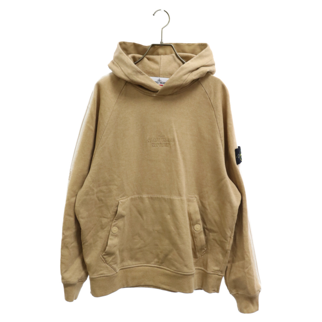 SUPREME シュプリーム 22SS×Stone Island Stripe Hooded Sweatshirt ストーンアイランド ストライプ  プルオーバーパーカー ブラウン 7625601S2 | フリマアプリ ラクマ