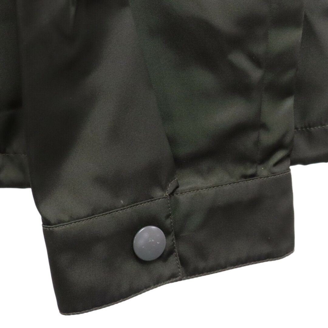 PRADA プラダ 21AW Re-Nylon Shirt リナイロン ジップアップ ジャケット カーキ SC502 S201 I18