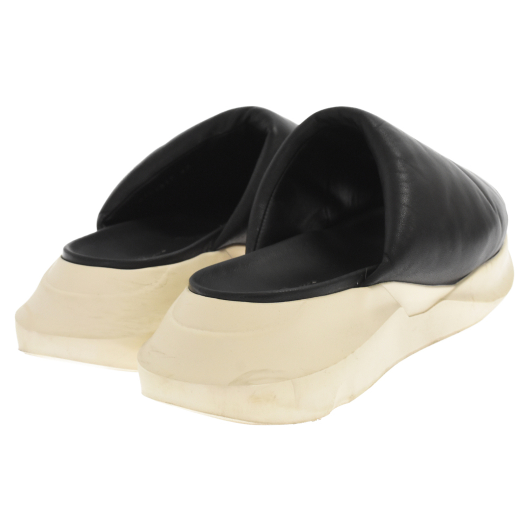 Rick Owens リックオウエンス 23SS GETH PUFFER SLIDE ゲスパファースライドサンダル 01C4817 ブラック