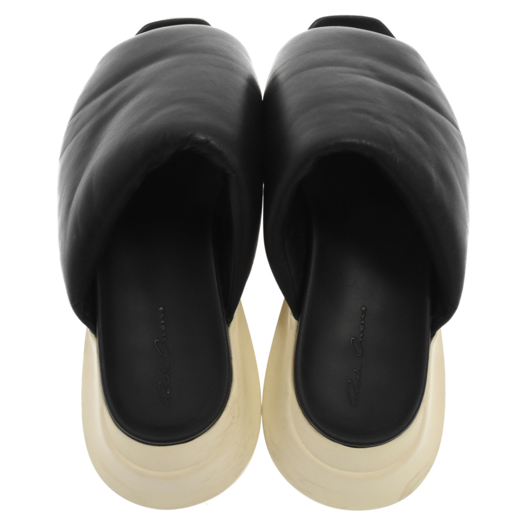 Rick Owens リックオウエンス 23SS GETH PUFFER SLIDE ゲスパファースライドサンダル 01C4817 ブラック