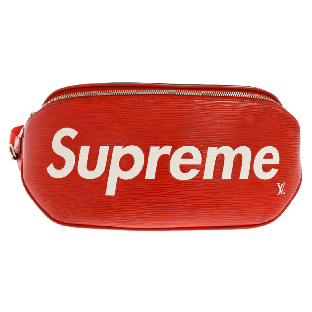 SUPREME シュプリーム 17AW×LOUIS VUITTON(ルイヴィトン) BAM BAG M53418 シュプリーム バムバッグ ウエストバッグ レッド