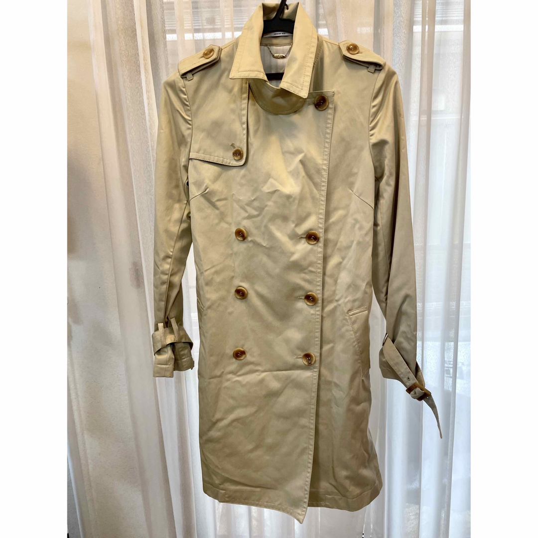 ラボラトリーワーク 薄手 トレンチコート M レディースのジャケット/アウター(トレンチコート)の商品写真
