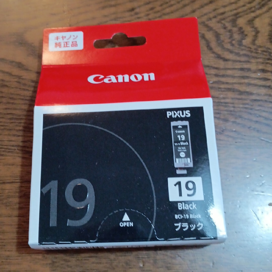 Canon  インクカートリッジ BCI-19BK 1色 インテリア/住まい/日用品のオフィス用品(その他)の商品写真