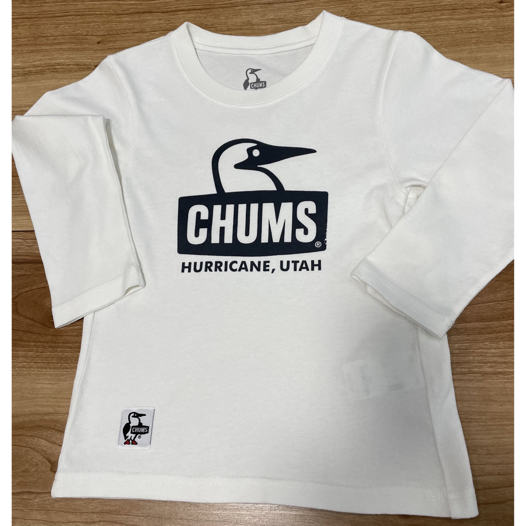 CHUMS(チャムス)のチャムス キッズ 長袖Tシャツ kidsMサイズ(100〜115) 2枚セット キッズ/ベビー/マタニティのキッズ服男の子用(90cm~)(Tシャツ/カットソー)の商品写真