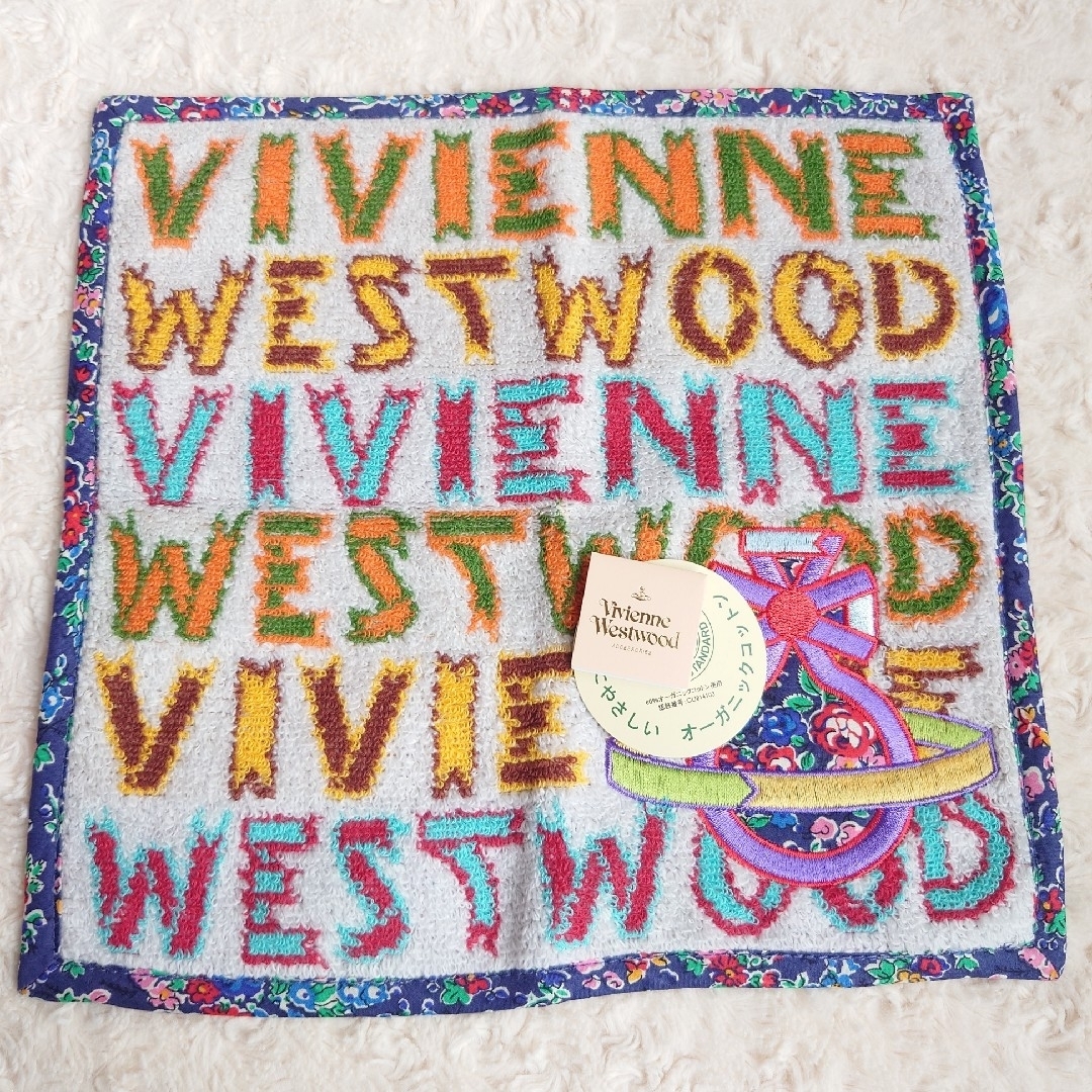 Vivienne Westwood(ヴィヴィアンウエストウッド)の《未使用》VivienneWestwood タオルハンカチ レディースのファッション小物(ハンカチ)の商品写真