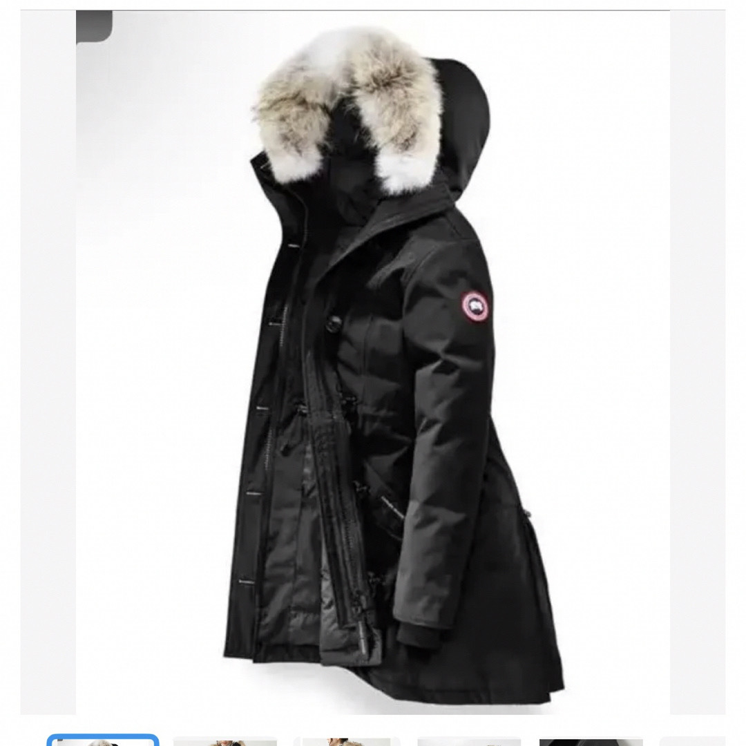 ダウンジャケットカナダグースブラックROSSCLAIR PARKA