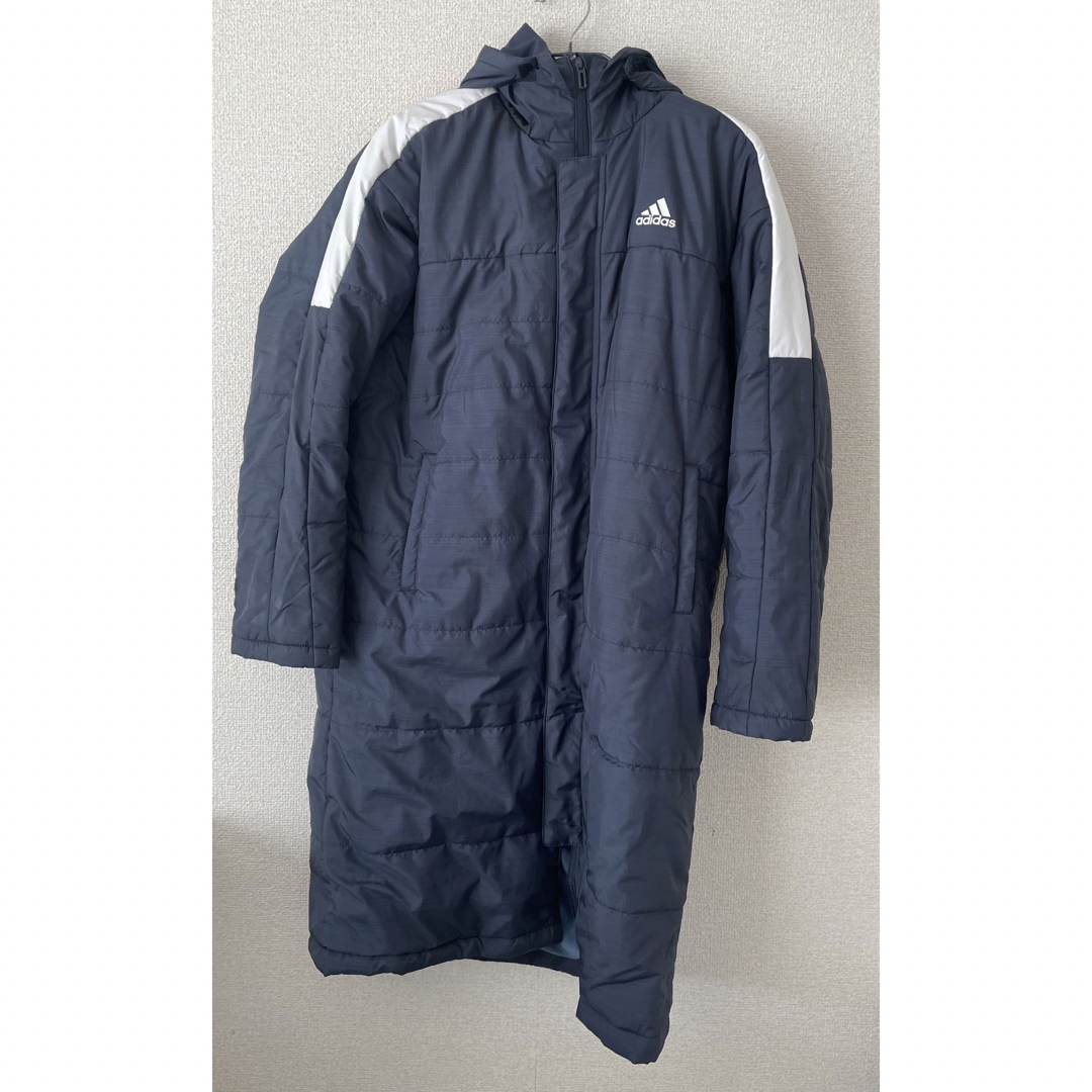 adidas(アディダス)のadidas ベンチコート 160 キッズ/ベビー/マタニティのキッズ服男の子用(90cm~)(コート)の商品写真