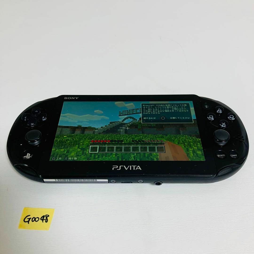 PlayStation Vita - 【G0048】美品 PSVITA ブラック PCH-2000 ZA11の