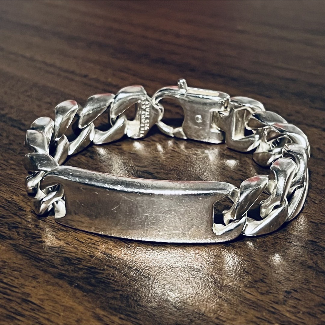 Tiffany & Co.(ティファニー)のVINTAGE TIFFANYヴィンテージティファニー IDブレスレット ヘビー メンズのアクセサリー(ブレスレット)の商品写真