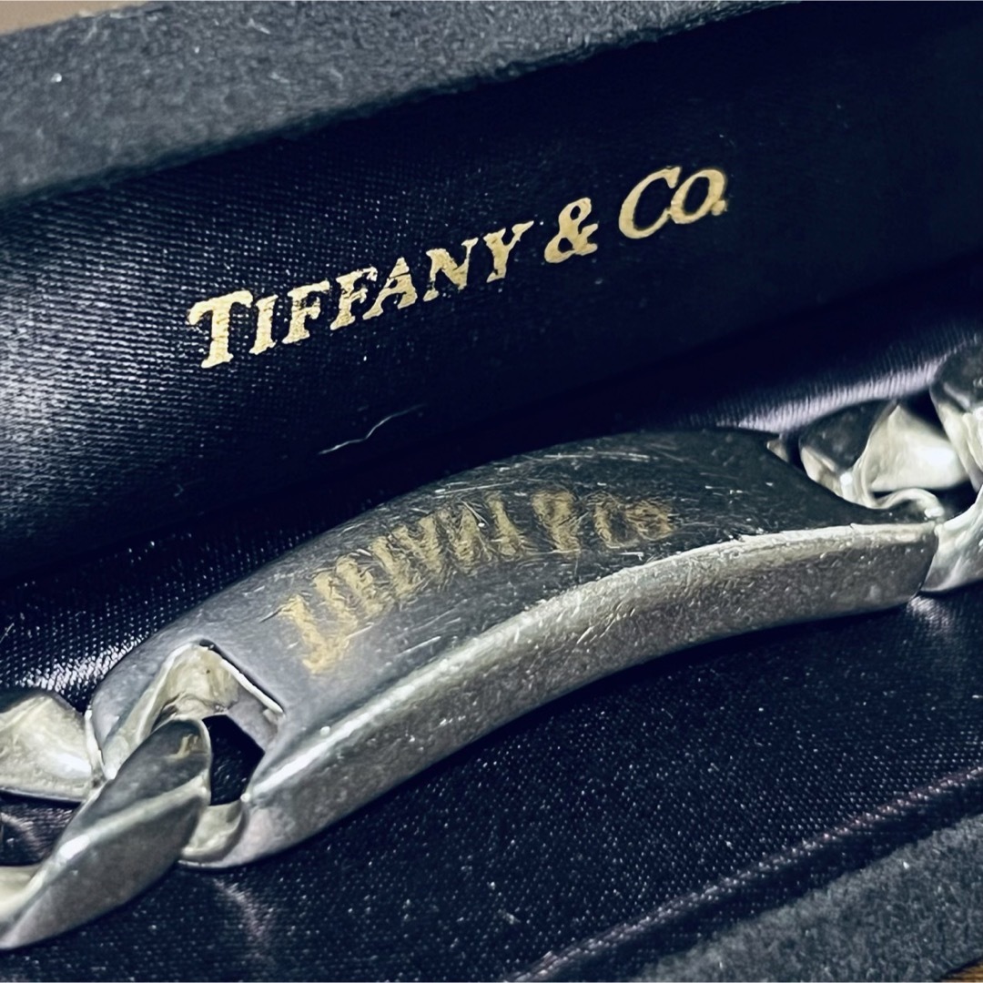 Tiffany & Co.(ティファニー)のVINTAGE TIFFANYヴィンテージティファニー IDブレスレット ヘビー メンズのアクセサリー(ブレスレット)の商品写真