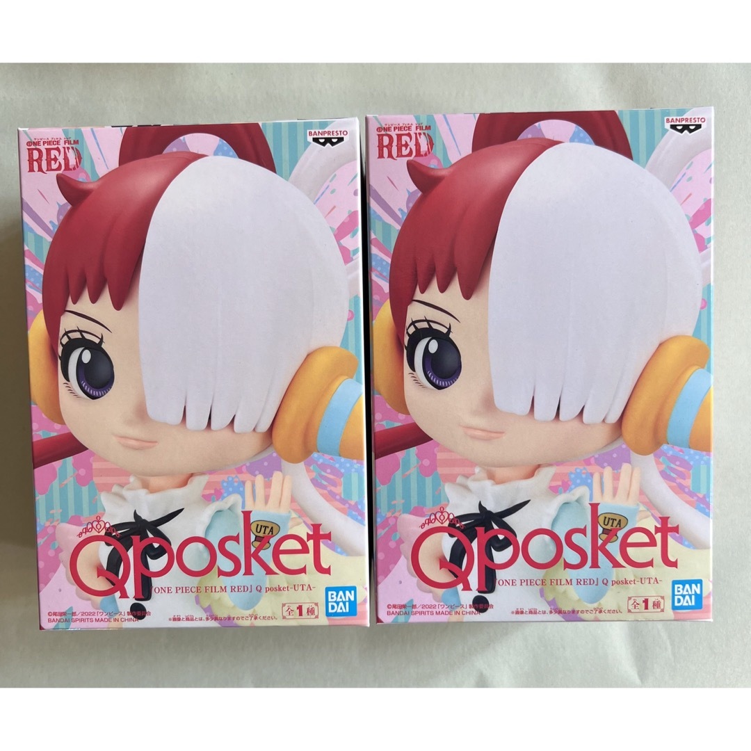 ワンピース ウタ qposket フィギュア FILM RED×2個セット | フリマアプリ ラクマ