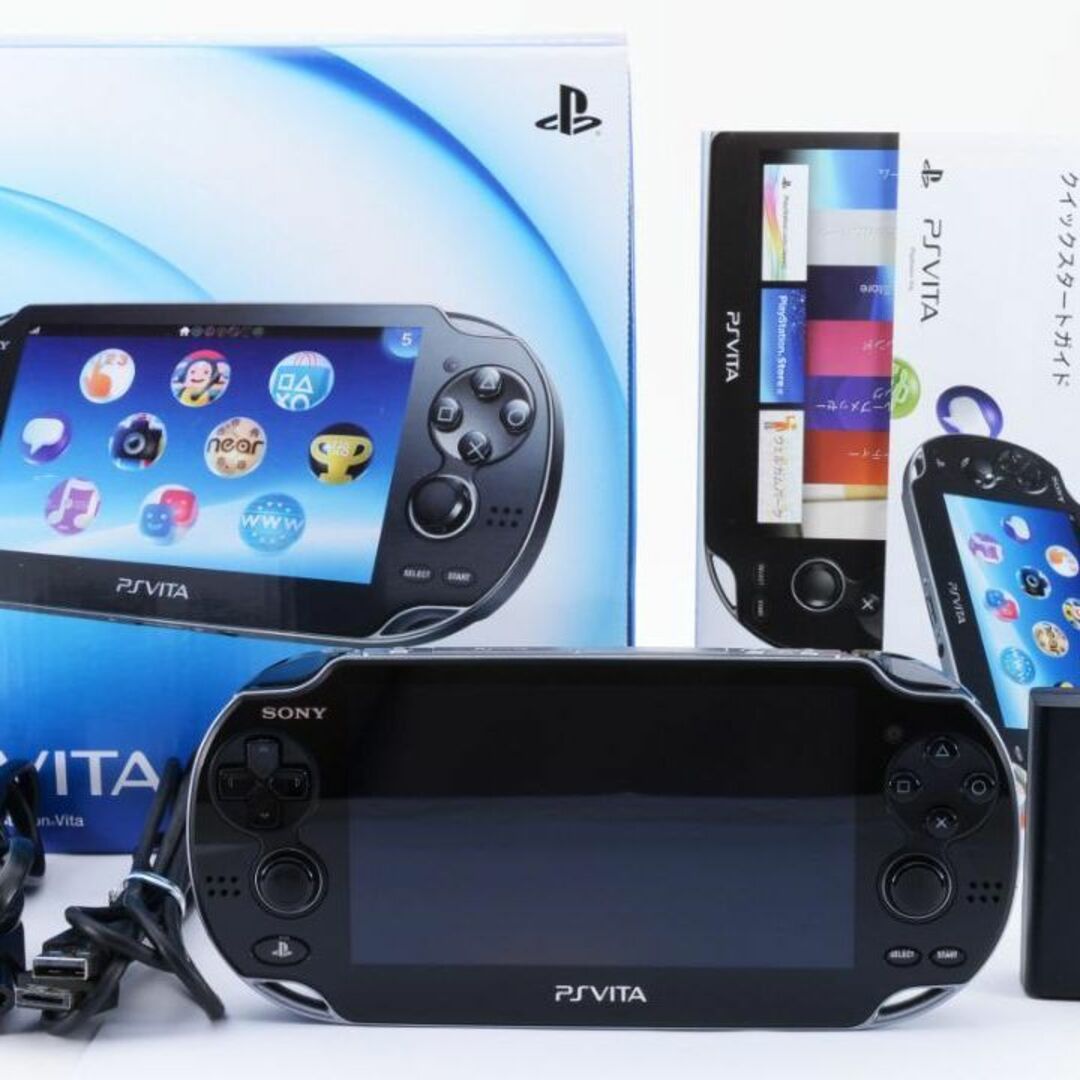 PlayStation Vita - 【G0056】 PSVita クリスタル・ブラック PCH-1100