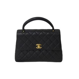 Chanel シャネル マトラッセ キャビアスキン 3番台 ショルダーバッグ ブラック ゴールド金具 美品  56055