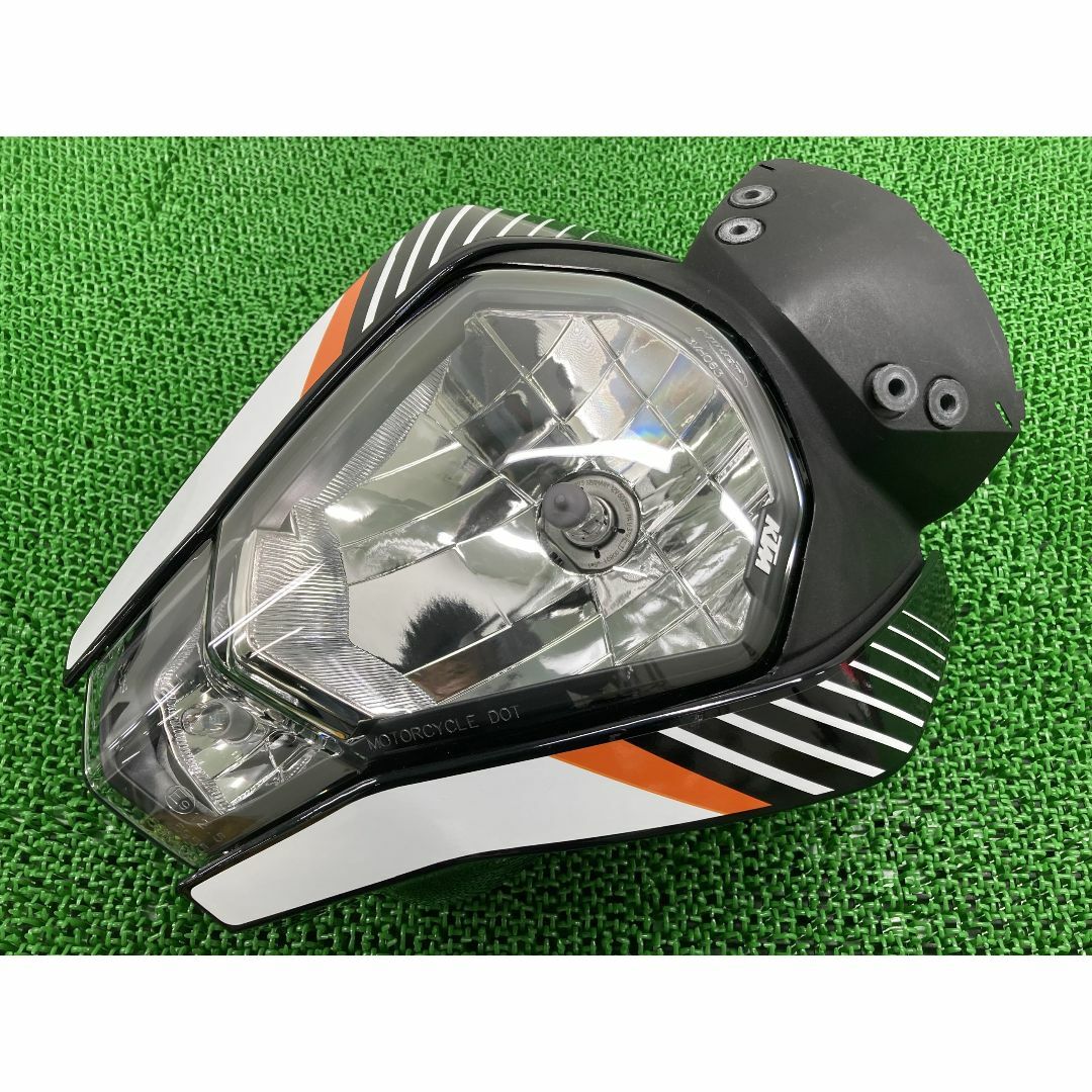 390デューク ヘッドライト 901.14.001.000 KTM 純正  バイク 部品 フロントマスク コケキズ無し 割れ欠け無し 綺麗 車検 Genuine:22211695