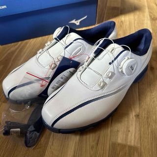 ミズノ(MIZUNO)の外反母趾ゴルフシューズ スパイク 4E レディース(シューズ)