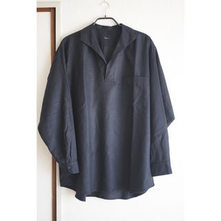 COMOLI - AURALEE20aw SUPERLIGHTWOOLSHIRTS blackの通販 by ぴぴぴ ...