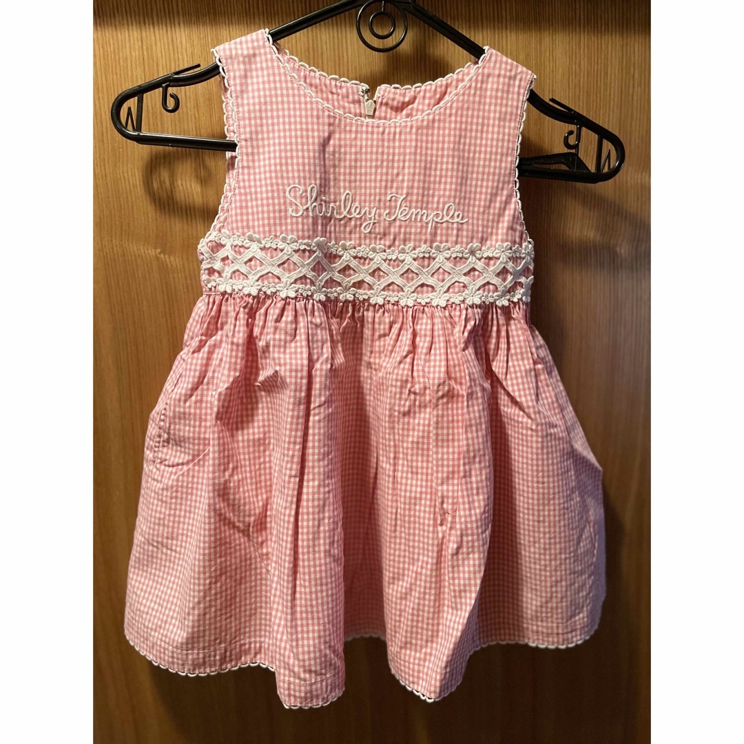 Shirley Temple(シャーリーテンプル)のシャーリーテンプル　ワンピース　100 キッズ/ベビー/マタニティのキッズ服女の子用(90cm~)(ワンピース)の商品写真