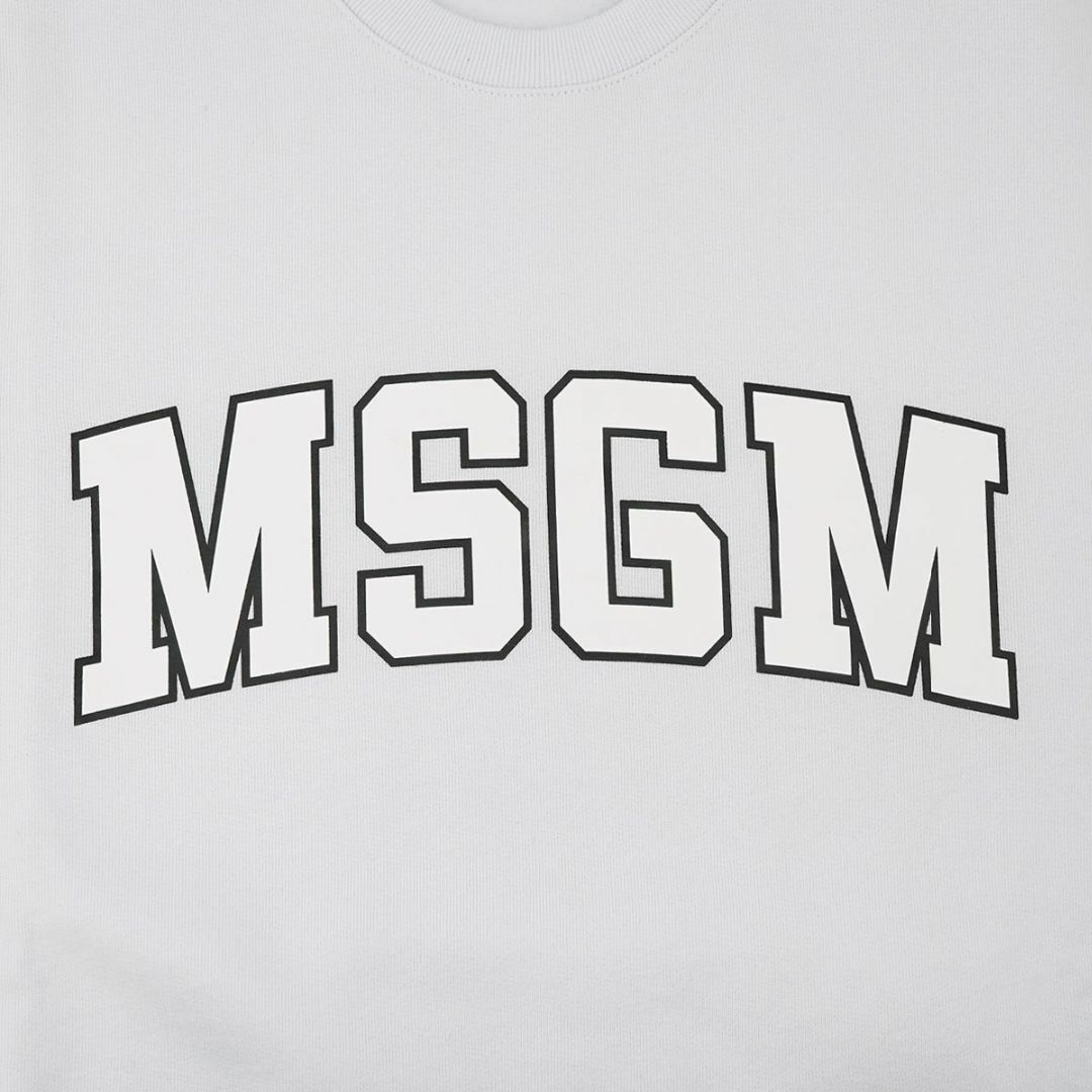 MSGM スウェット白黒Lサイズ