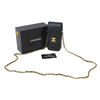 Chanel シャネル マトラッセ キャビアスキン 3番台 ショルダーバッグ ブラック ゴールド金具 美品  56055