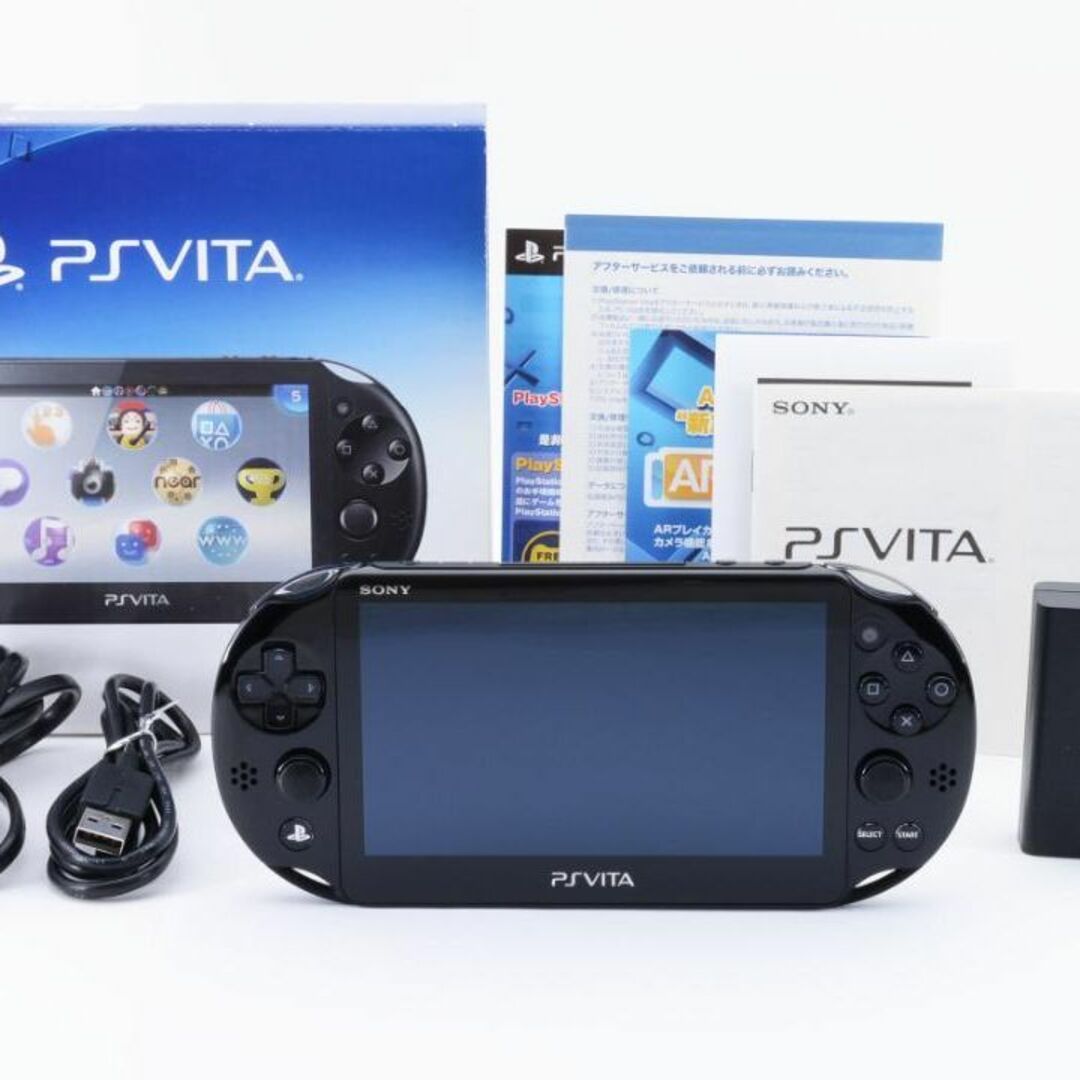 【G0046】完品 美品 PSVita ブラック PCH-2000 ZA11