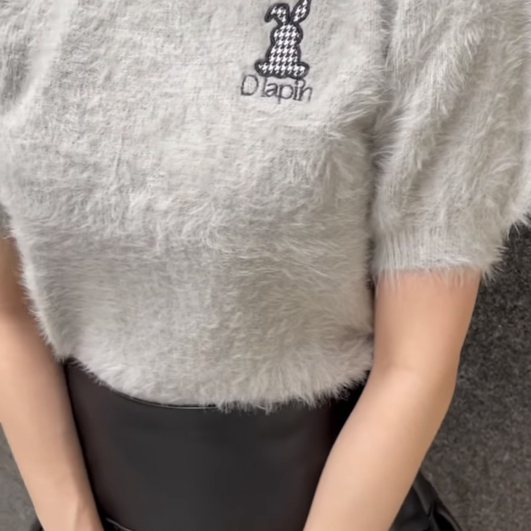Darich DLapinシャギーニットトップス-