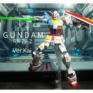 バンダイ(BANDAI)のHGUC RX-78-2 GUNDAM ファーストガンダム 完成品(模型/プラモデル)