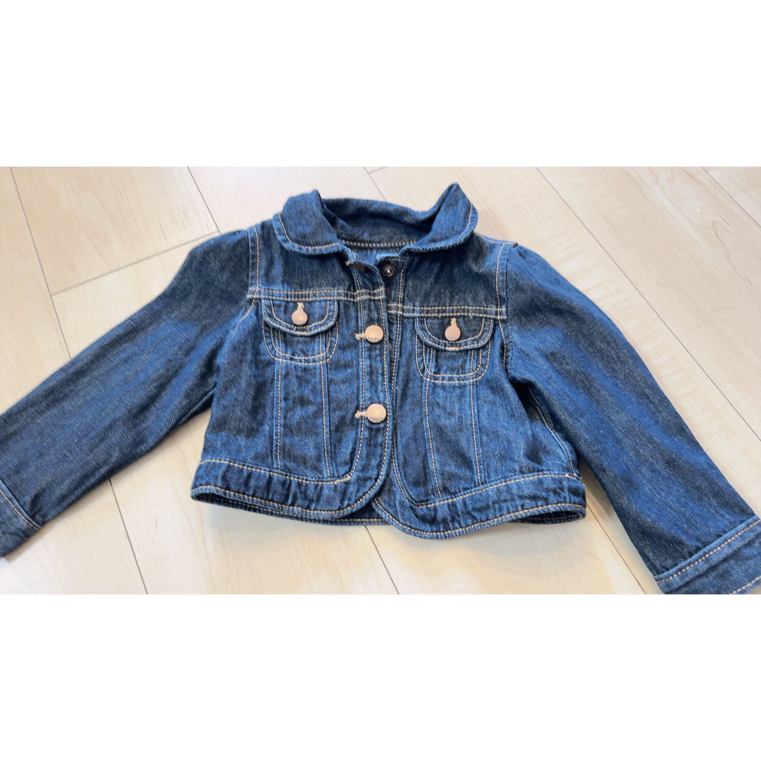 babyGAP(ベビーギャップ)のGAP ジージャン キッズ/ベビー/マタニティのキッズ服女の子用(90cm~)(ジャケット/上着)の商品写真