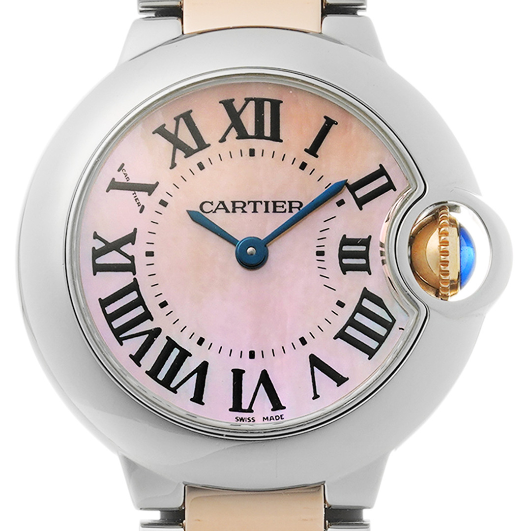 Cartier(カルティエ)の中古 カルティエ CARTIER W6920034 ピンクシェル レディース 腕時計 レディースのファッション小物(腕時計)の商品写真