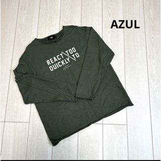 アズールバイマウジー(AZUL by moussy)の【AZUL BY MOUSSY】メンズ　長袖Tシャツ L(Tシャツ/カットソー(七分/長袖))