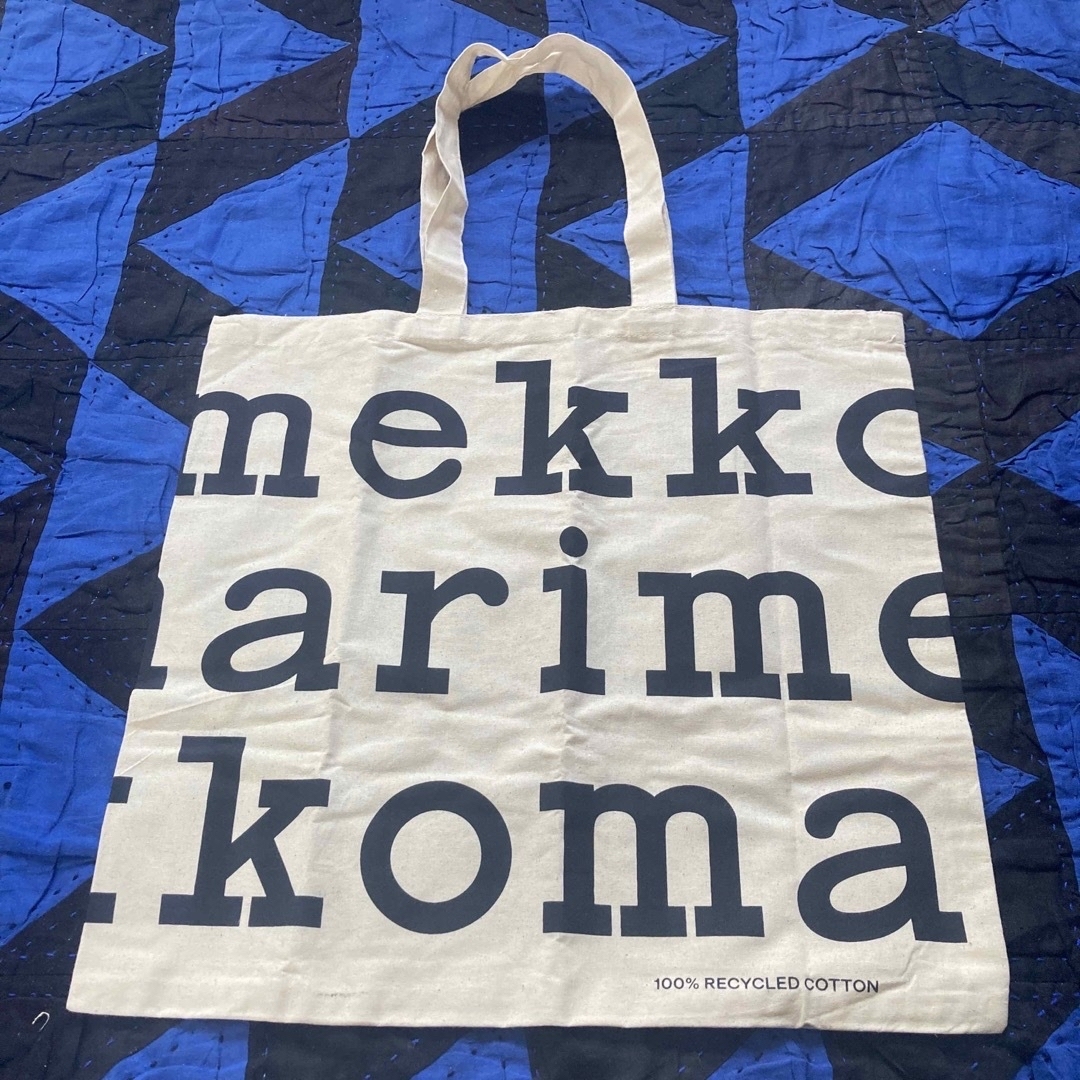 marimekko(マリメッコ)のmarimekko  2023 ワンピース　ノベルティ　ロゴトート レディースのワンピース(ロングワンピース/マキシワンピース)の商品写真