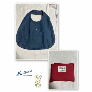 キタムラ(Kitamura)の【匿名配送　送料無料】キタムラ　折りたたみ　携帯エコバッグ　レッド　横浜(エコバッグ)