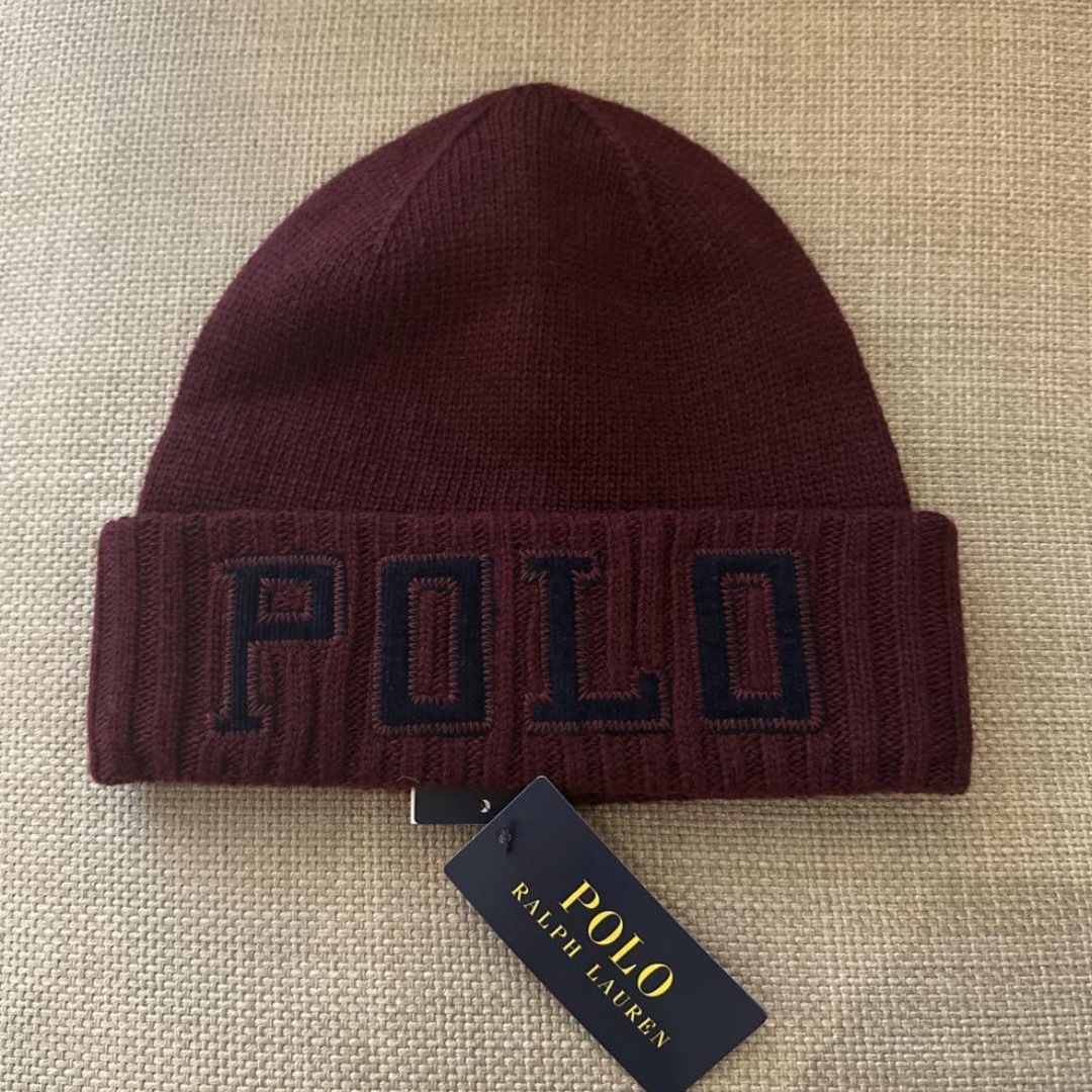 POLO RALPH LAUREN(ポロラルフローレン)のポロバイラルフローレン　ビーニー　新品 メンズの帽子(ニット帽/ビーニー)の商品写真