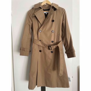 HYKE トレンチコート ベージュ タイトフィット ライナー付　size2 美品