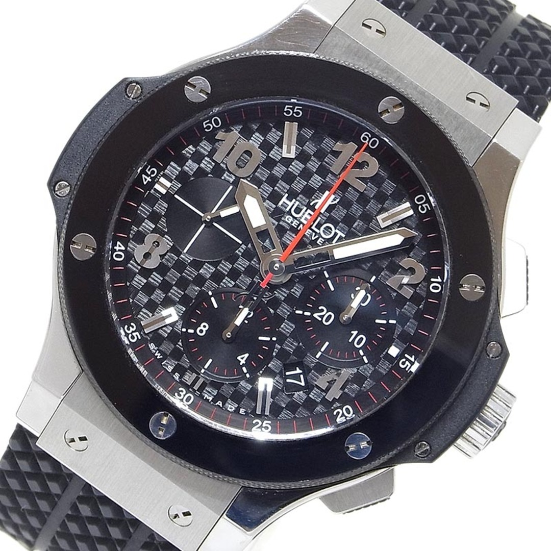 ウブロ HUBLOT ビッグ・バン スチール セラミック 301.SB.131.RX シルバー SS・セラミック/純正バックル・ラバーストラップ 自動巻き メンズ 腕時計