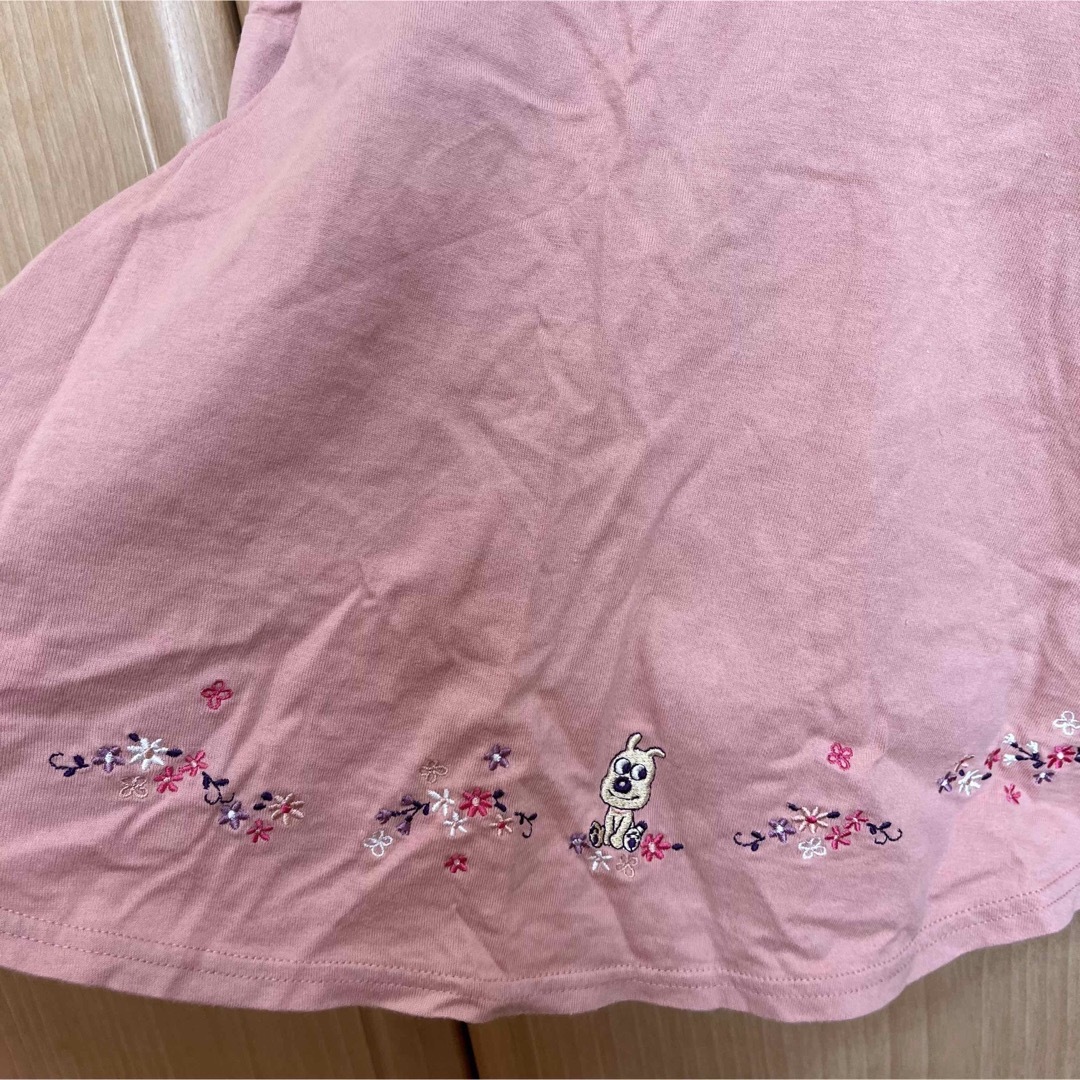 アンパンマン(アンパンマン)のアンパンマン　刺繍　チュニック　100 キッズ/ベビー/マタニティのキッズ服女の子用(90cm~)(Tシャツ/カットソー)の商品写真