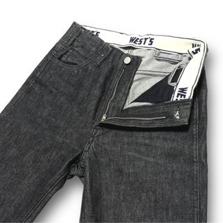 ウエストオーバーオールズ(WESTOVERALLS)のWESTOVERALLS 黒 17SWPT56 806T DENIM サイズ24(デニム/ジーンズ)